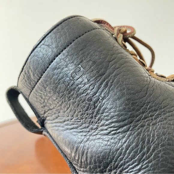 Nick’s Handmade Black Leather Lacer Kiltie Cowboy Boots | US 11.5 - Picture 7 of 9